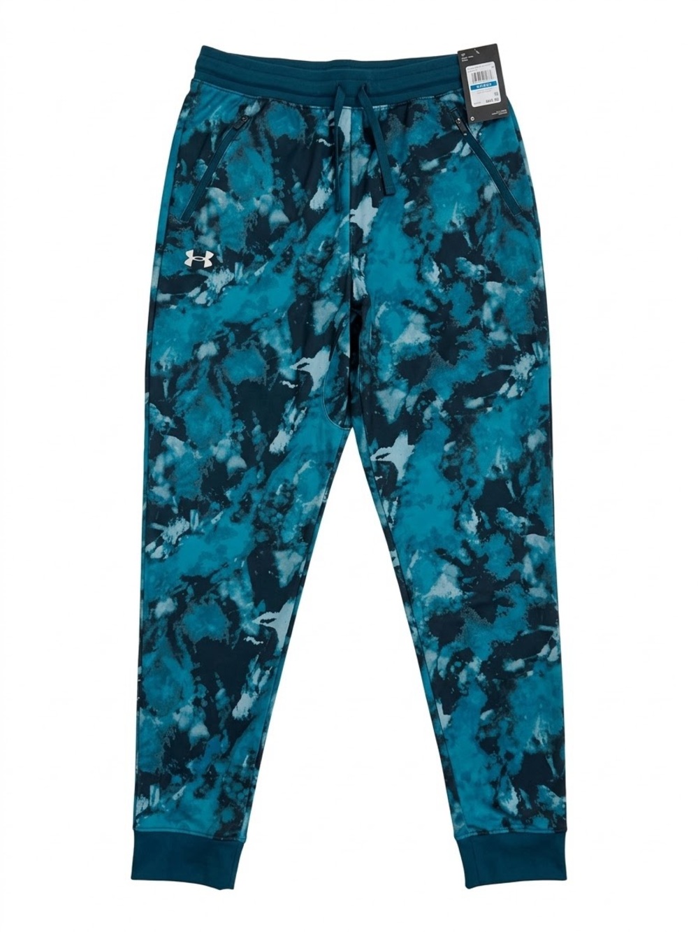 Under Armour Boys' Teal & Dark Blue Camo Joggers